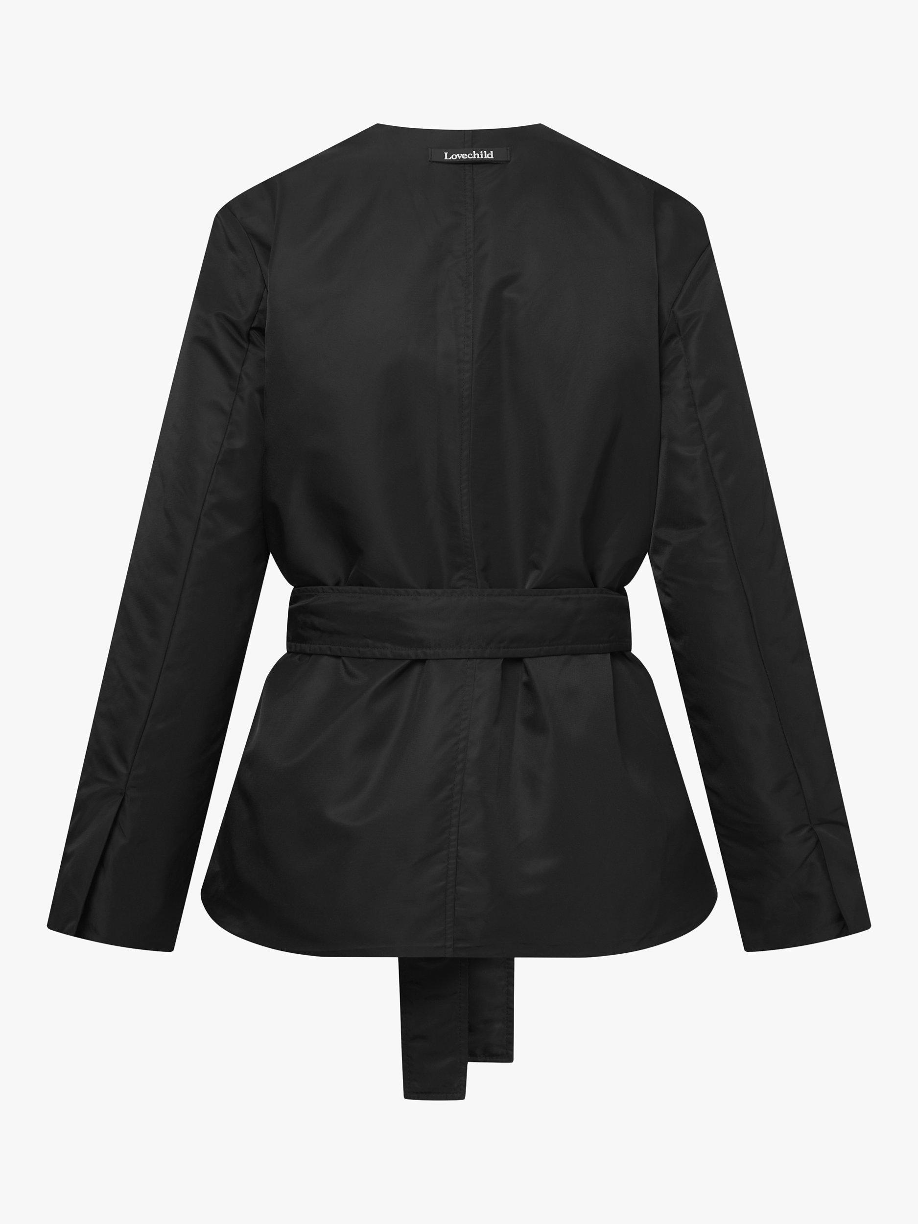Product image 4 of 5, which shows Lovechild 1979 Piper Belted Blazer, Black, 10