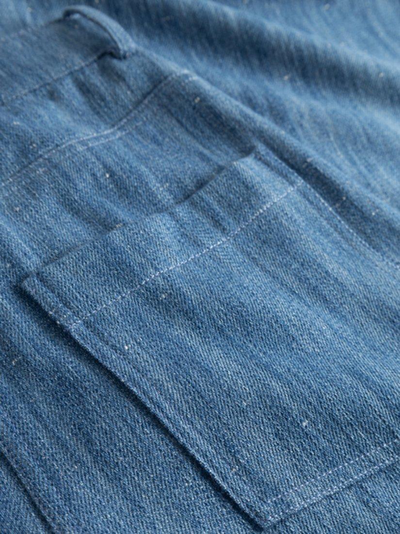 Product image 6 of 6, which shows Lovechild 1979 Harvey Wide Leg Trousers, Blue, 14