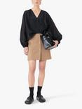 Lovechild 1979 Genna Button Mini Skirt, Camel