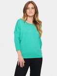Saint Tropez Mila 3/4 Sleeve Jumper, Gumdrop