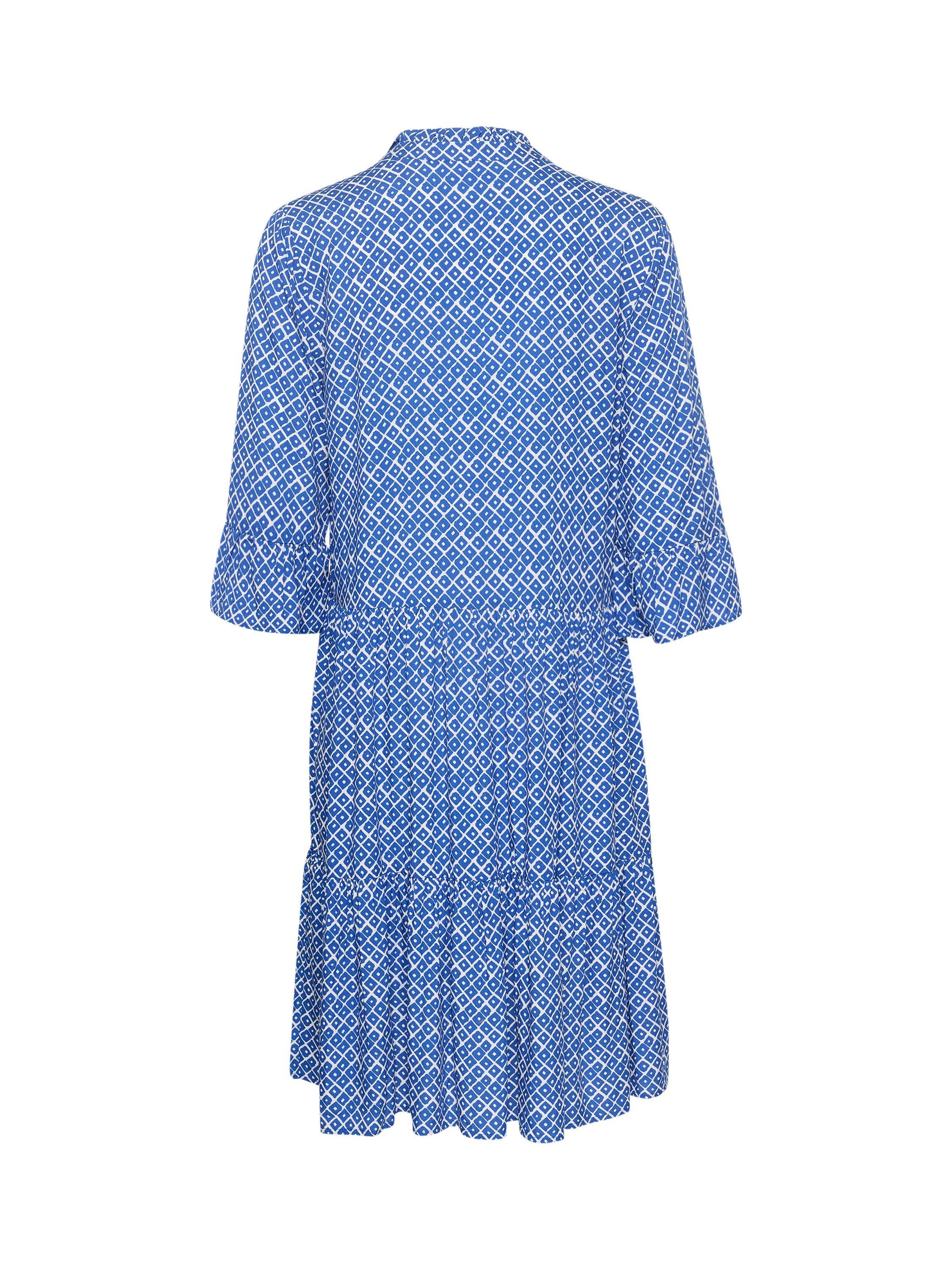 Product image 5 of 5, which shows Saint Tropez Eda Dress, Blue/White, M