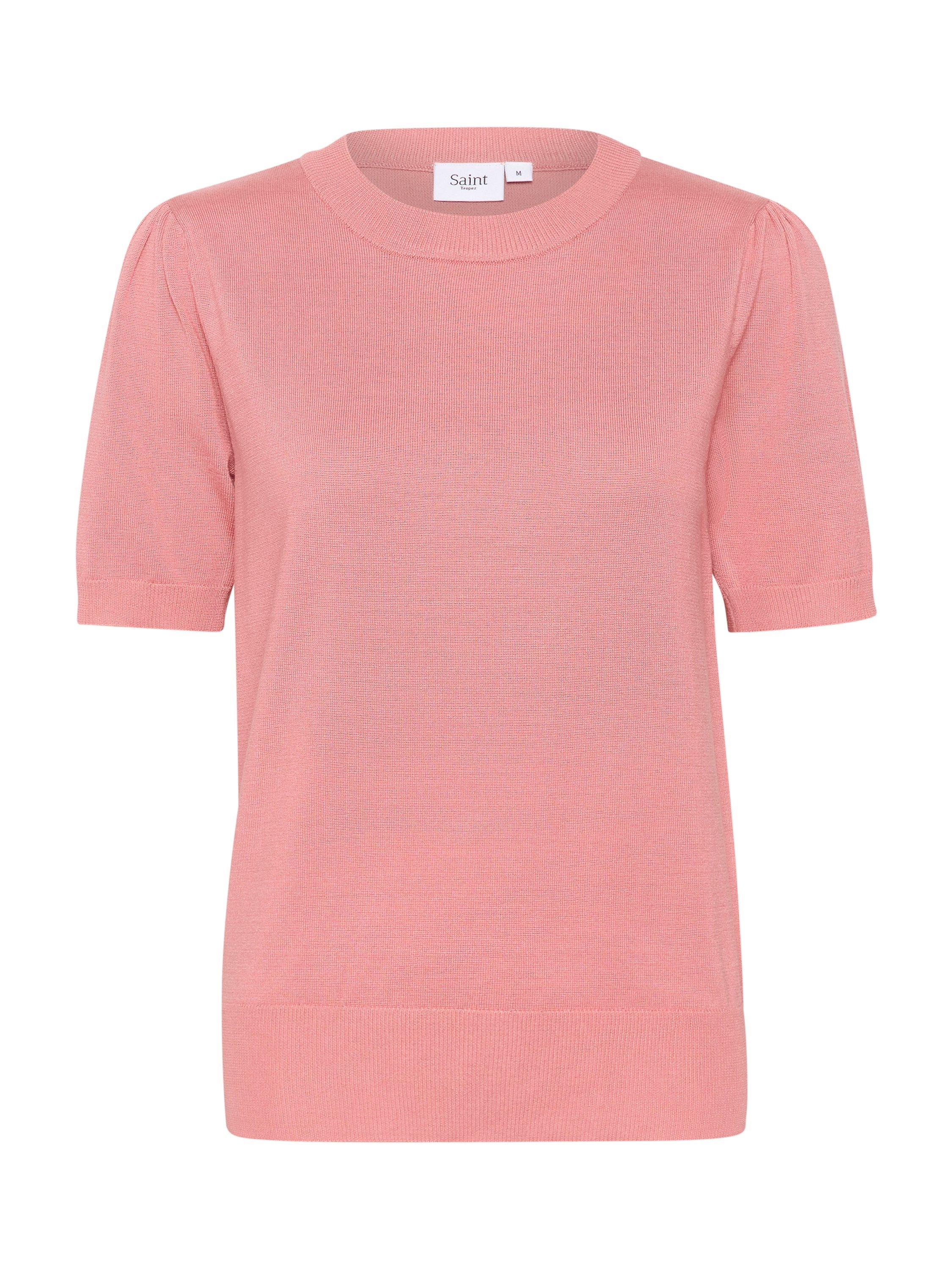 Product image 4 of 5, which shows Saint Tropez Mila Pullover T-Shirt, Pink, M