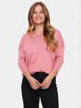 Saint Tropez Mila 3/4 Sleeve Jumper, Brandied Apricot