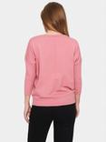 Saint Tropez Mila 3/4 Sleeve Jumper, Brandied Apricot