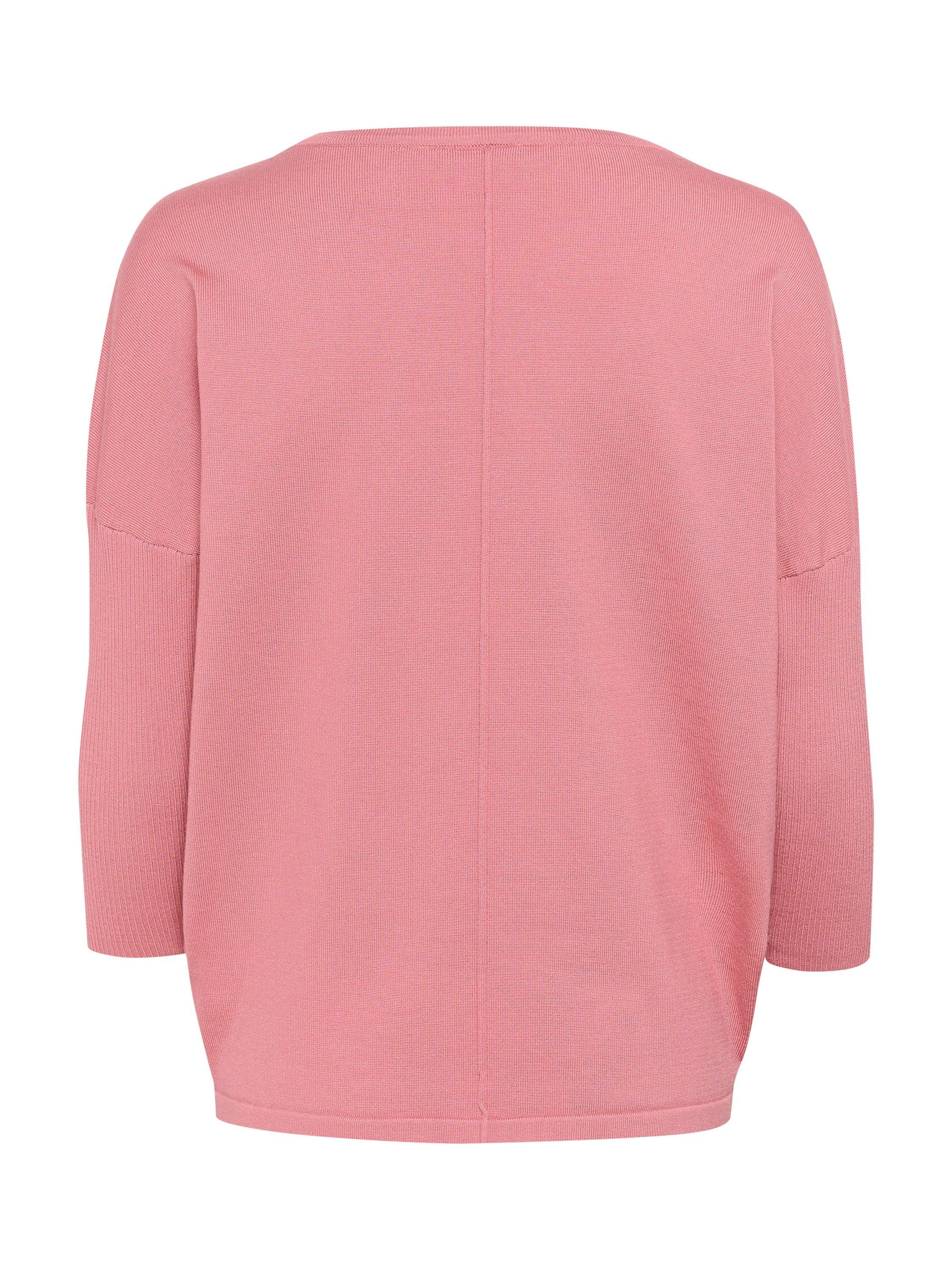 Product image 6 of 6, which shows Saint Tropez Mila 3/4 Sleeve Jumper, Brandied Apricot, M