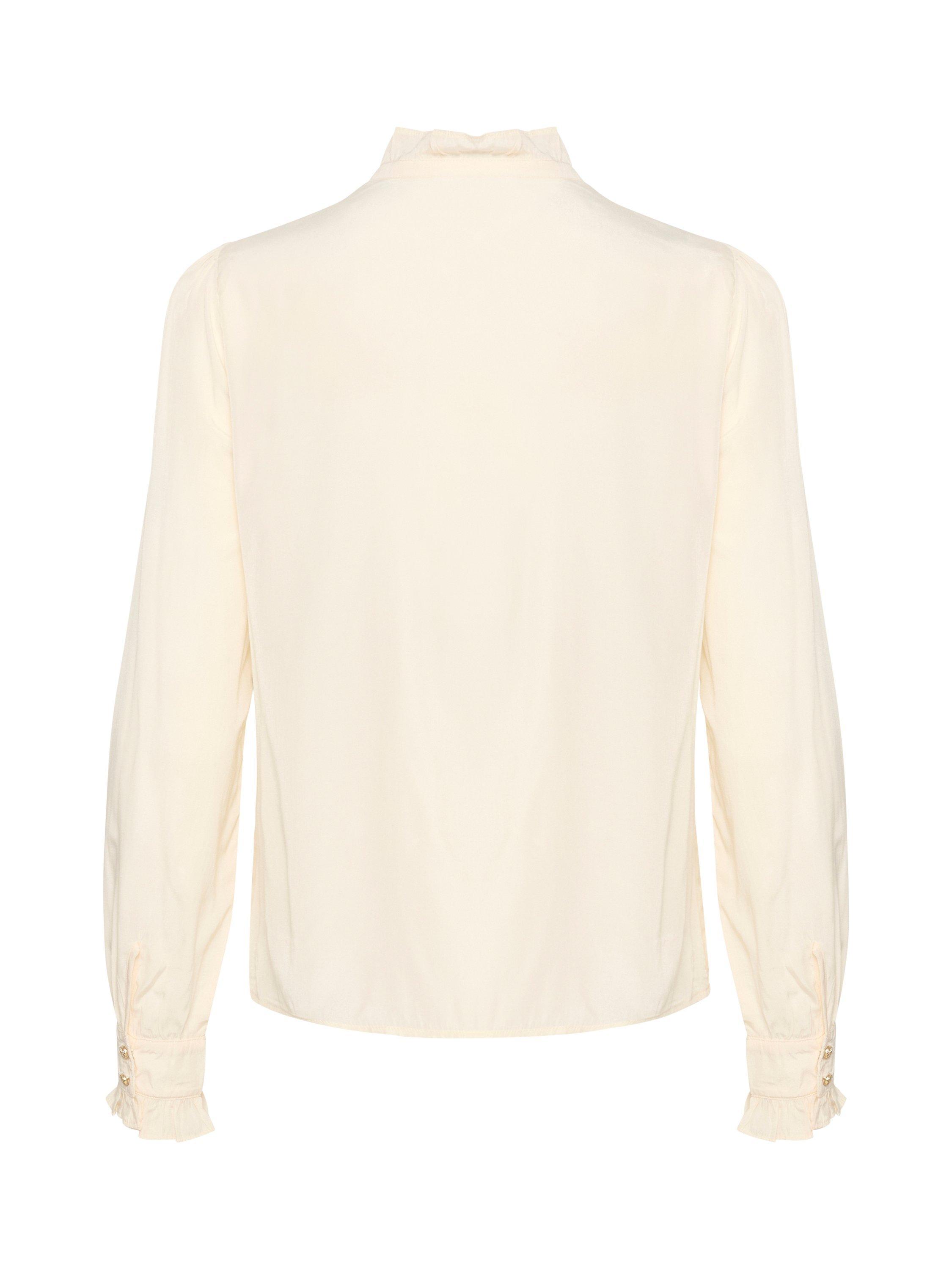 Product image 6 of 6, which shows Saint Tropez Felina Shirt, Pearled Ivory, XS