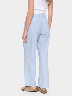 Saint Tropez Findre Cotton Trousers - view 2, Light Blue