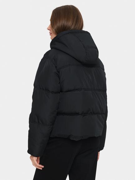Saint Tropez Fey Puffer Jacket, Black - view 2, Black