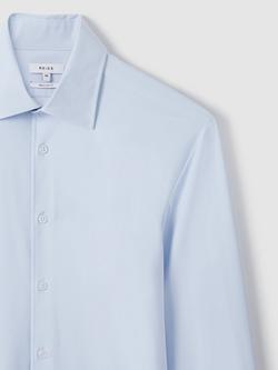 Reiss Voyager Shirt, Soft Blue - view 2, Soft Blue