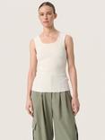 Soaked In Luxury Indianna Knit Tank Top, Whisper White