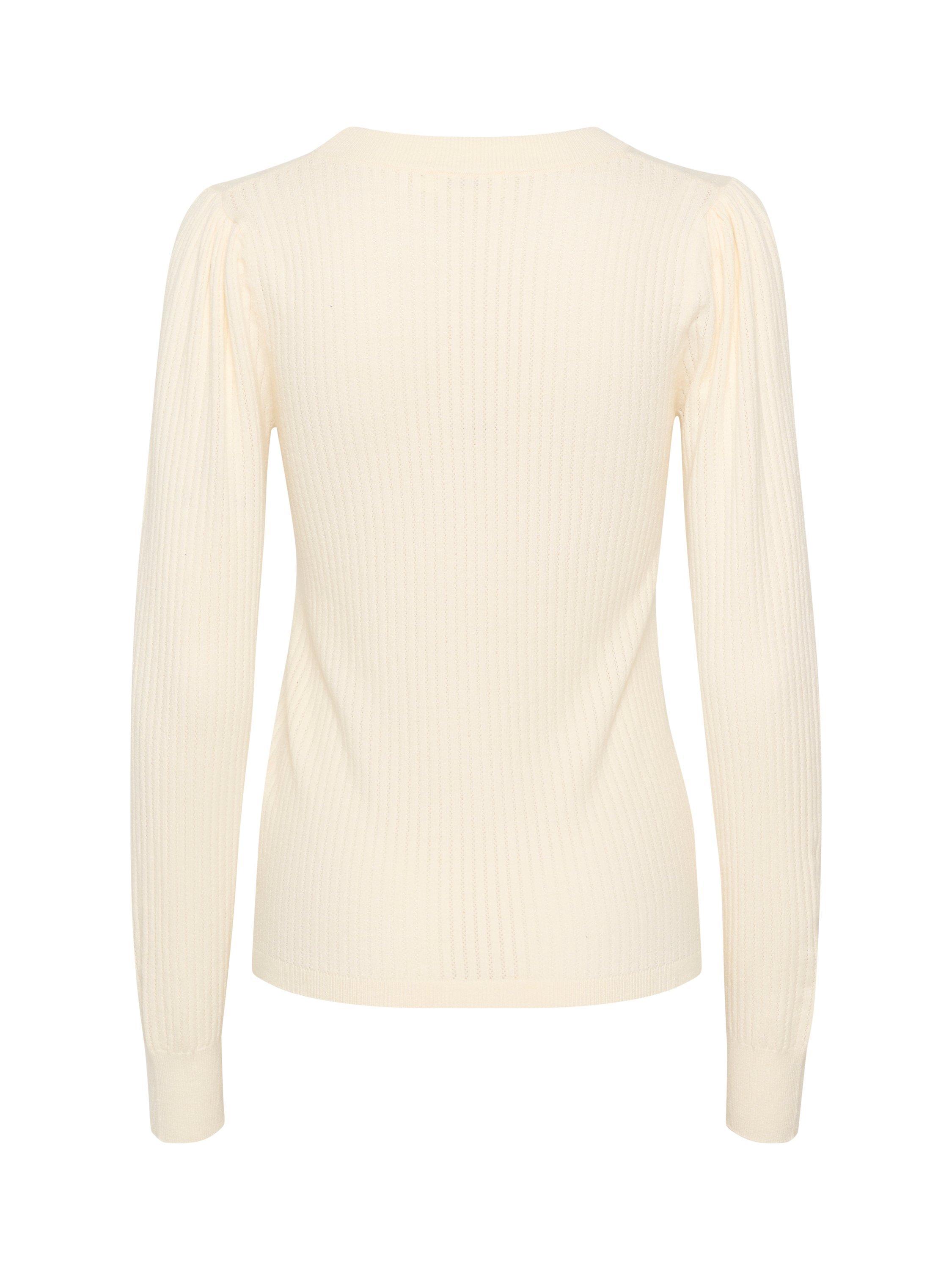 Product image 6 of 6, which shows Soaked In Luxury Spina Ribbed Jumper, Whisper White, XS