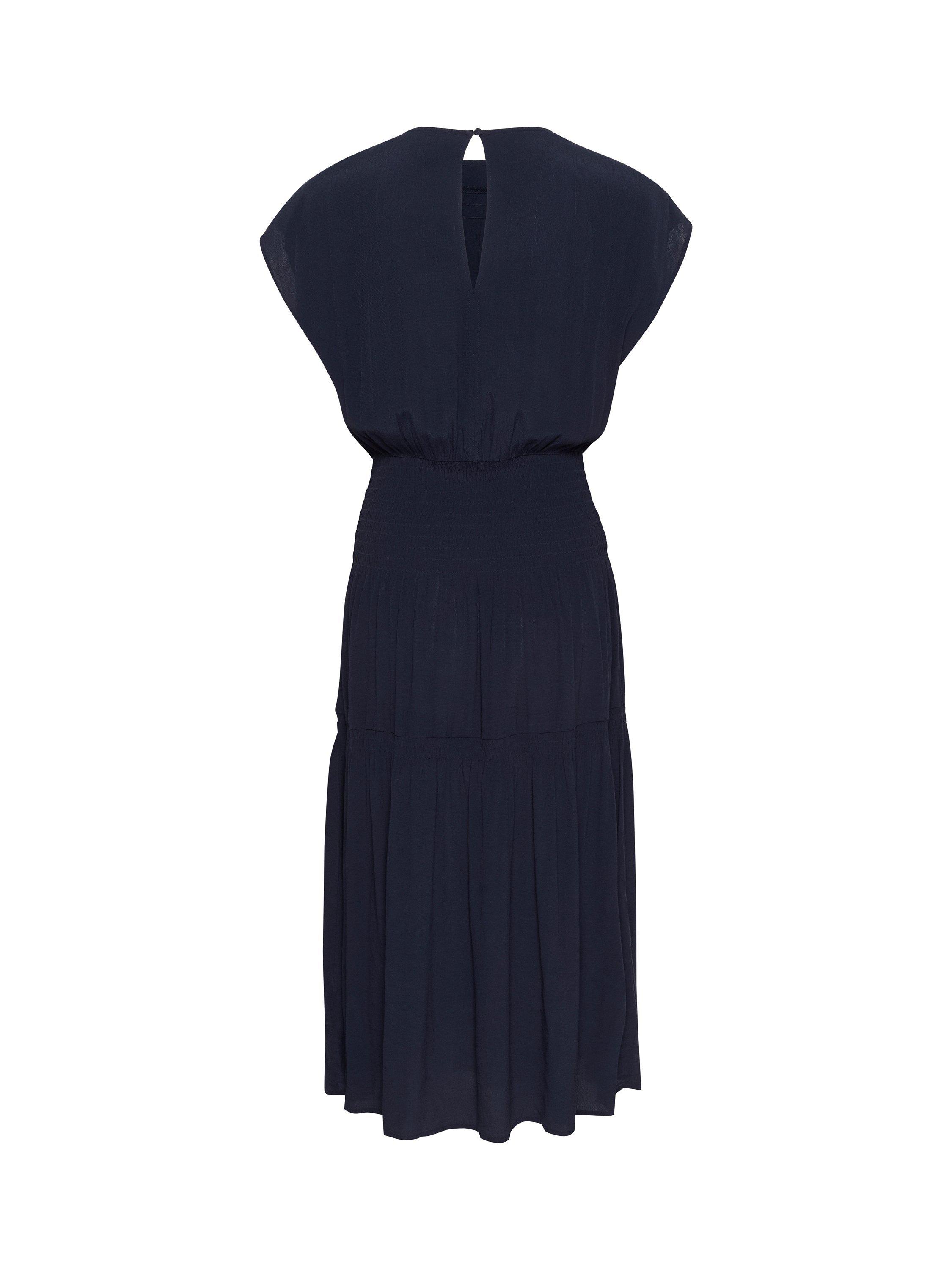 Product image 5 of 5, which shows Soaked In Luxury Layna Maxi Dress, Navy, M