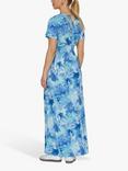 Sisters Point Giji V-Neck Maxi Dress, Blue/Multi