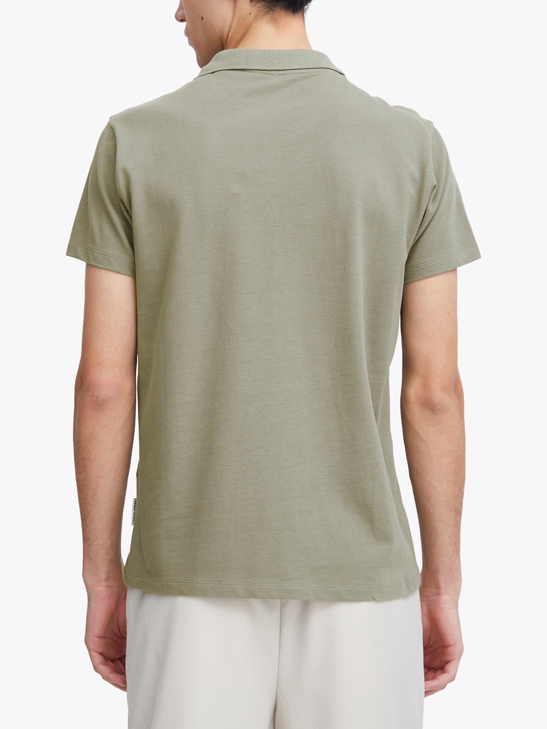 Product image 2 of 6, which shows Casual Friday Tristan Short Sleeve Resort Polo Shirt, Agave Green, XXL