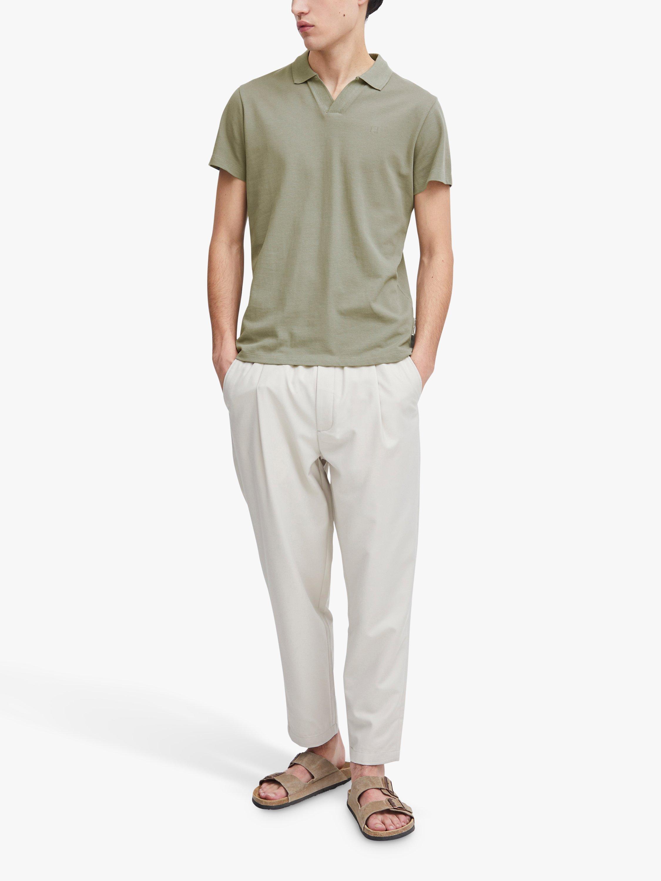 Product image 3 of 6, which shows Casual Friday Tristan Short Sleeve Resort Polo Shirt, Agave Green, XXL