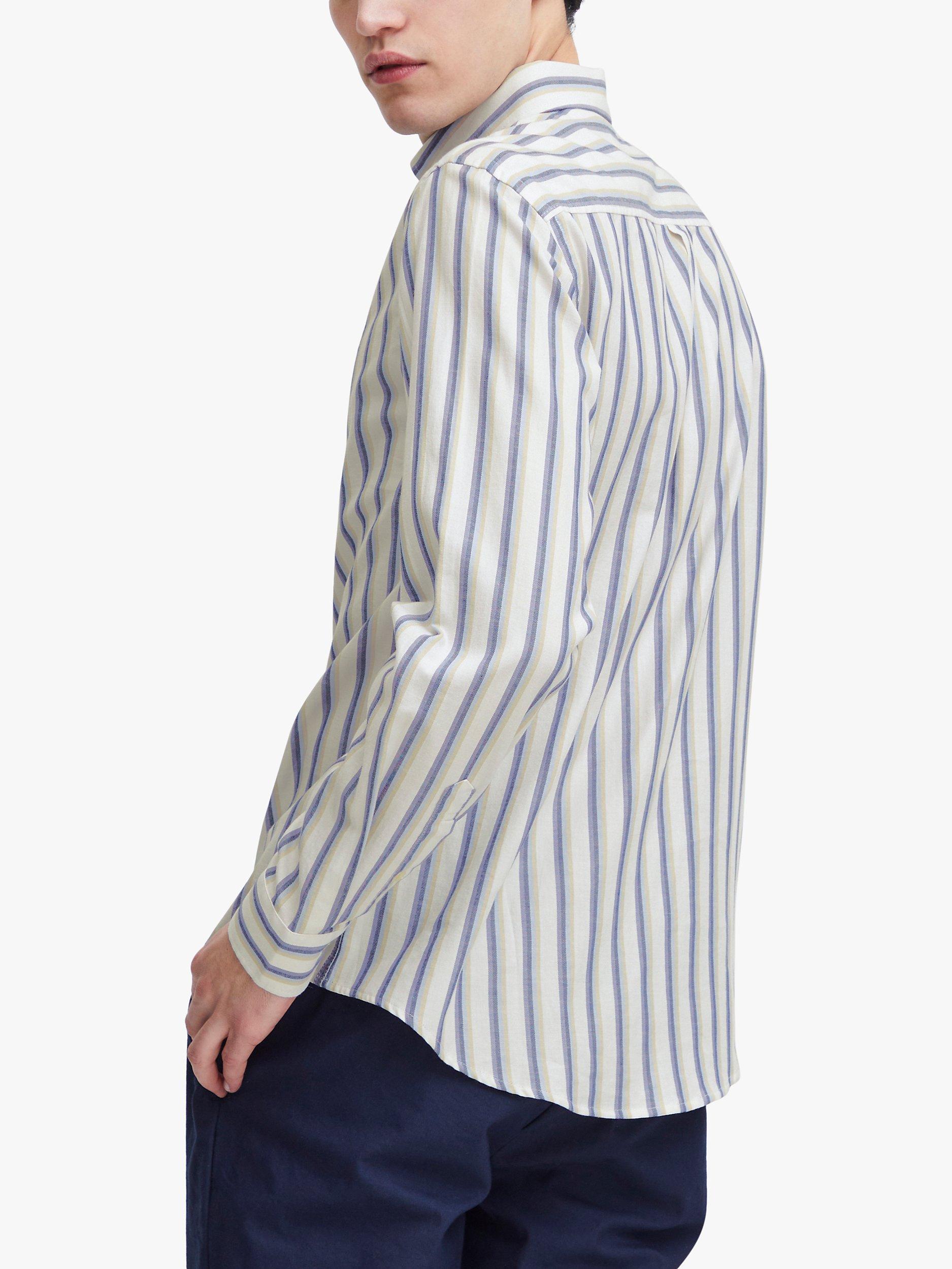 Product image 2 of 6, which shows Casual Friday Anton Stripe Shirt, Heron, L