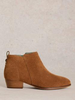 White Stuff Willow Suede Ankle Boots, Mid Tan, Mid Tan