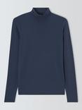 Weekend MaxMara Jersey Mock Neck Top, Navy