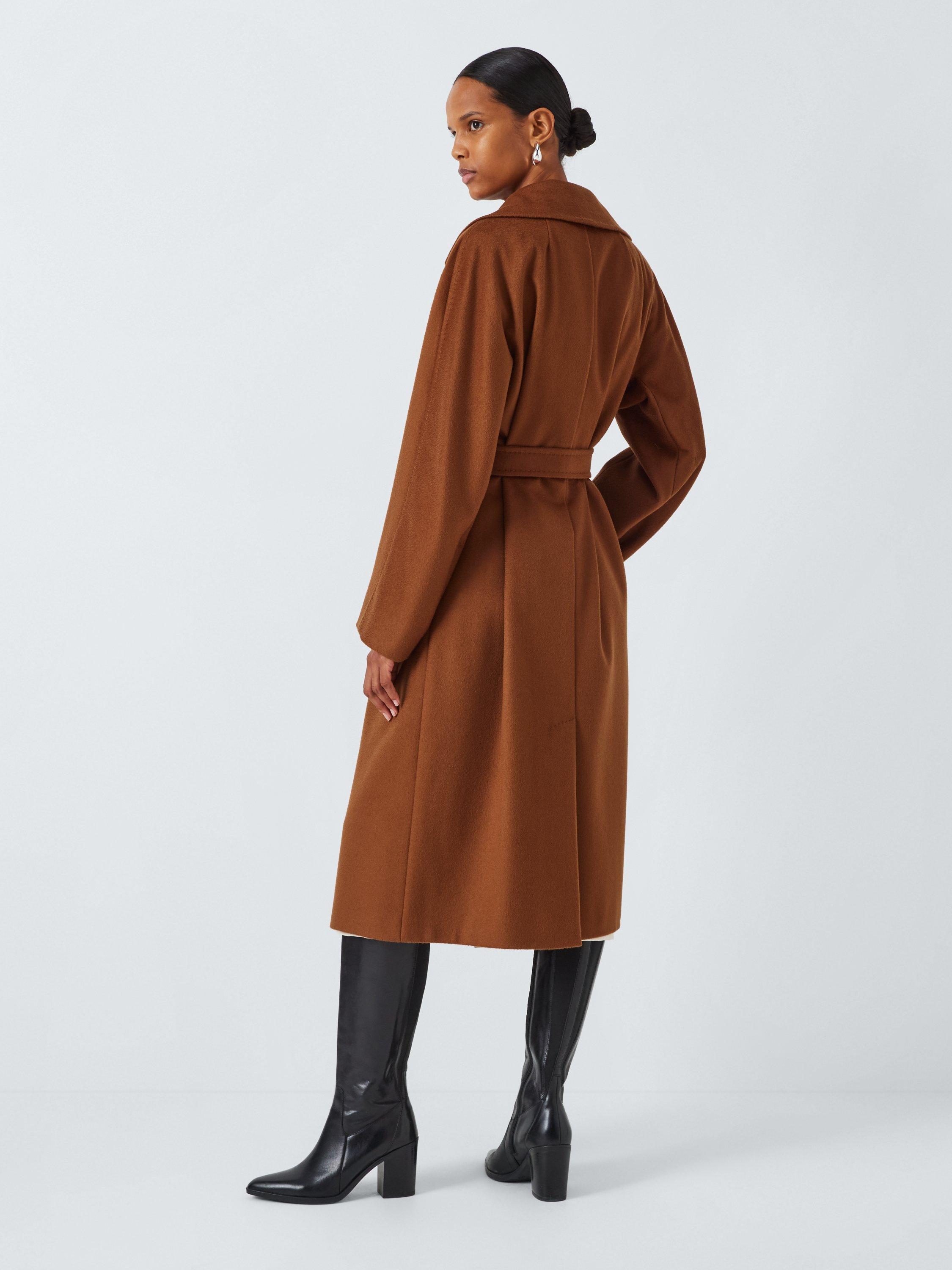 Weekend MaxMara Resina Wool Coat, Tobacco