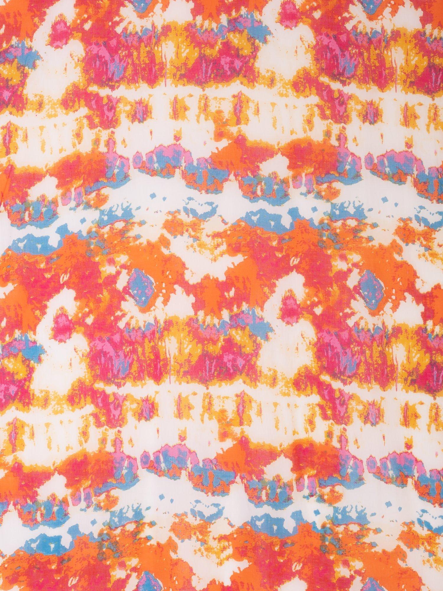Product image 2 of 3, which shows chesca Watercolour Tie Dye Scarf, Multi