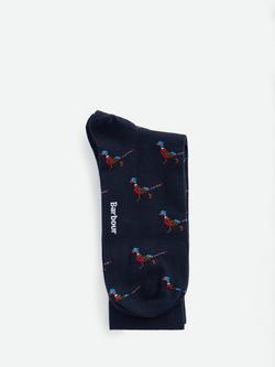 Barbour Mavin Socks, Navy/Pheasant - view 2, Navy/Pheasant