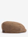 Barbour Fyne Tweed Bakerboy Cap, Olive