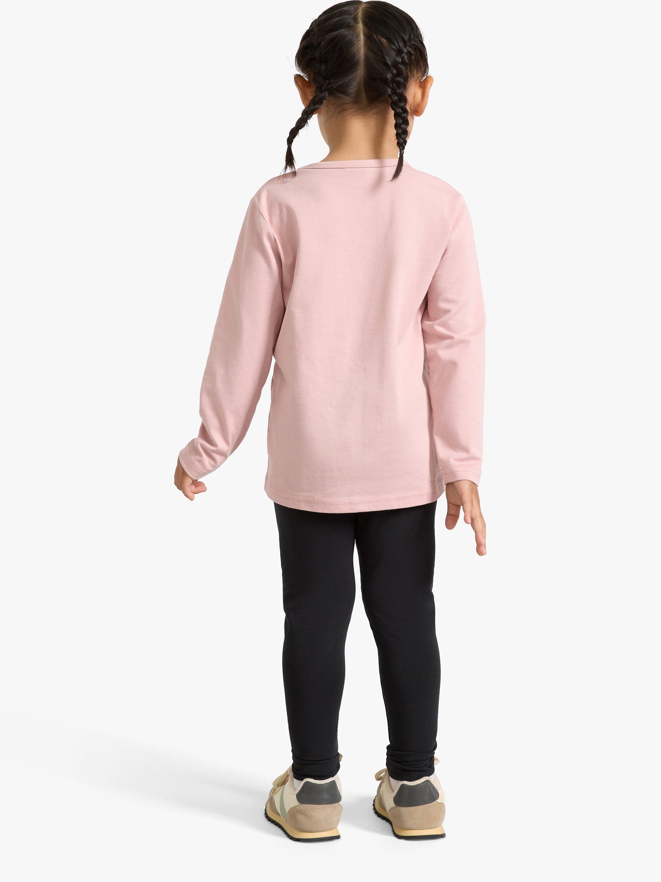 Product image 2 of 6, which shows Lindex Kids 'Soft Cotton Leggings, Off Black, 18-24 months