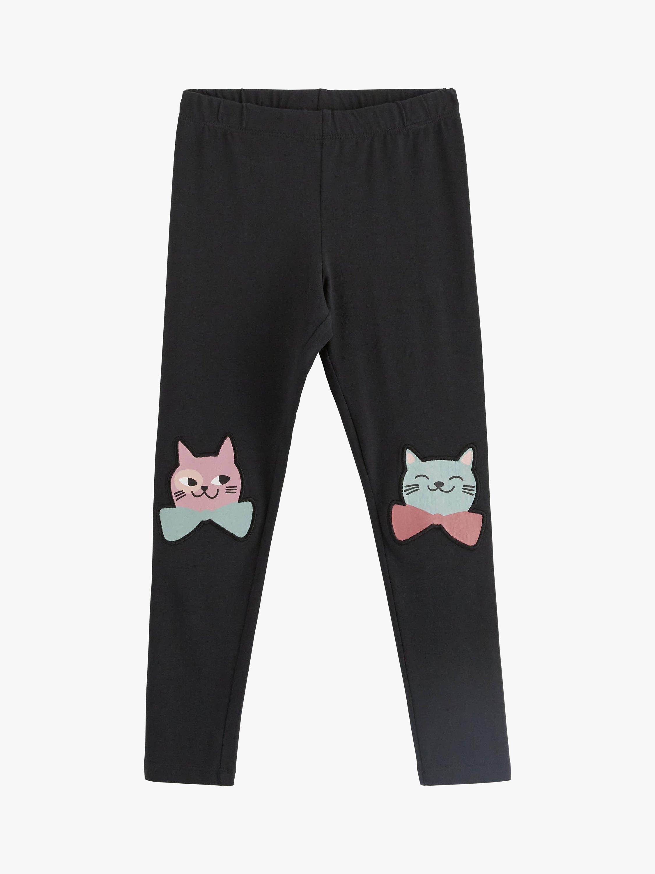 Product image 5 of 6, which shows Lindex Kids 'Soft Cotton Leggings, Off Black, 18-24 months