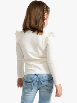 Lindex Kids' Unicorn Top, Light Dusty White - view 2, Light Dusty White