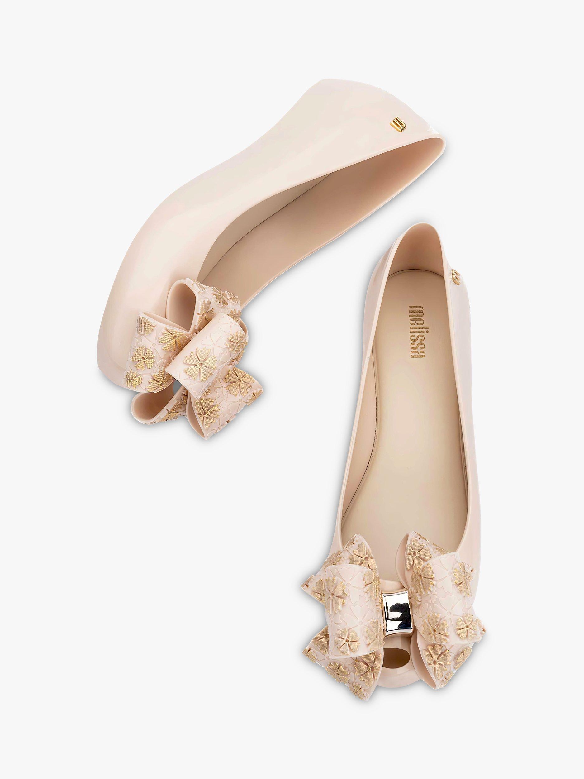 Product image 3 of 3, which shows Melissa Ultragirl Sweet Ballerina Pumps, Beige, 3