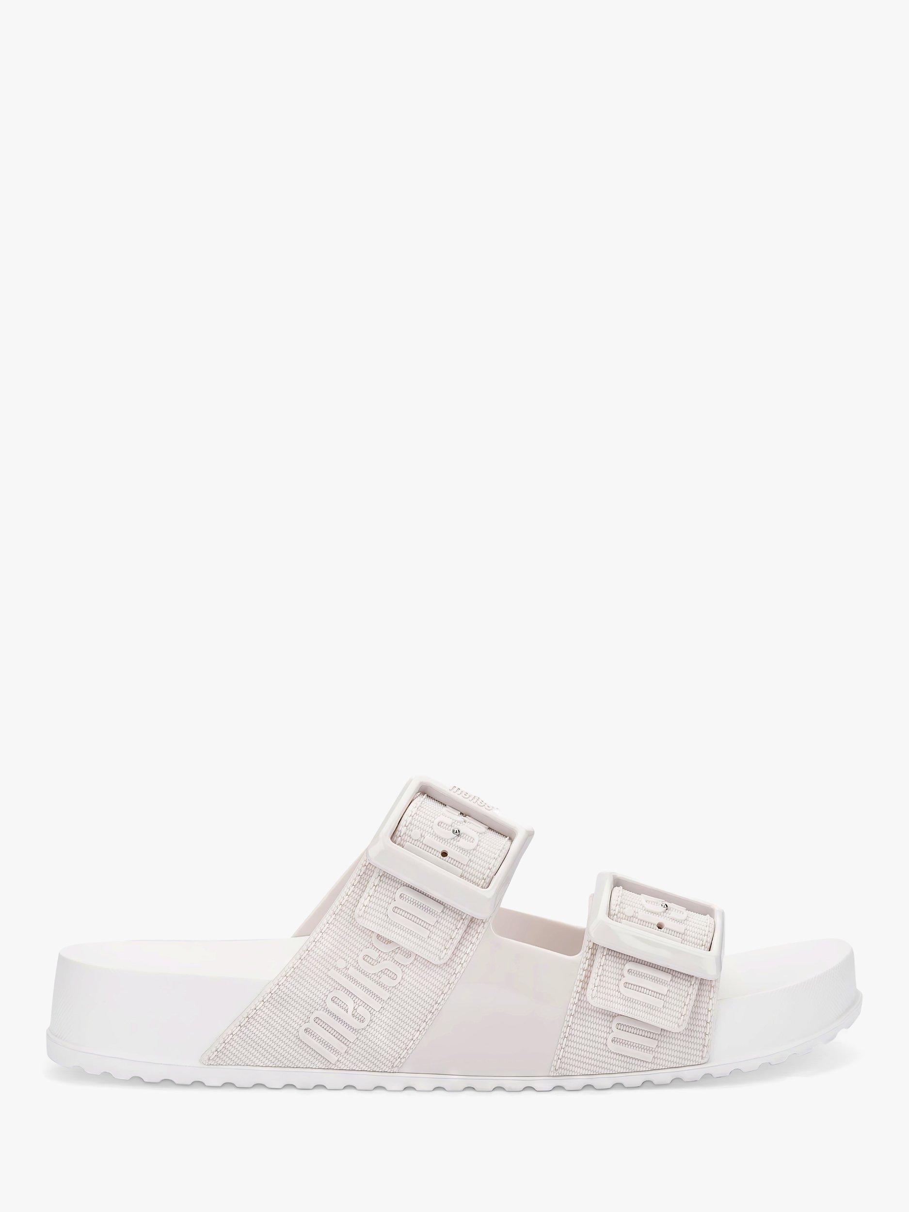Product image 1 of 3, which shows Melissa Cozy Slide M-Lover Sandals, White, 3