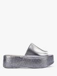 Melissa Becky x Marc Jacobs Platform Slides, Silver