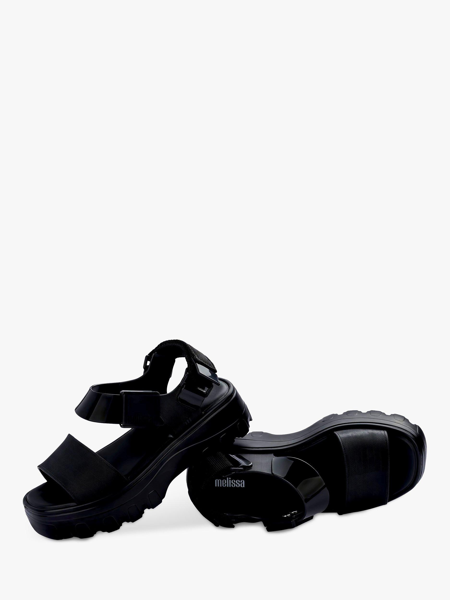 Product image 3 of 4, which shows Melissa Kick Off Sandals, Black, 3