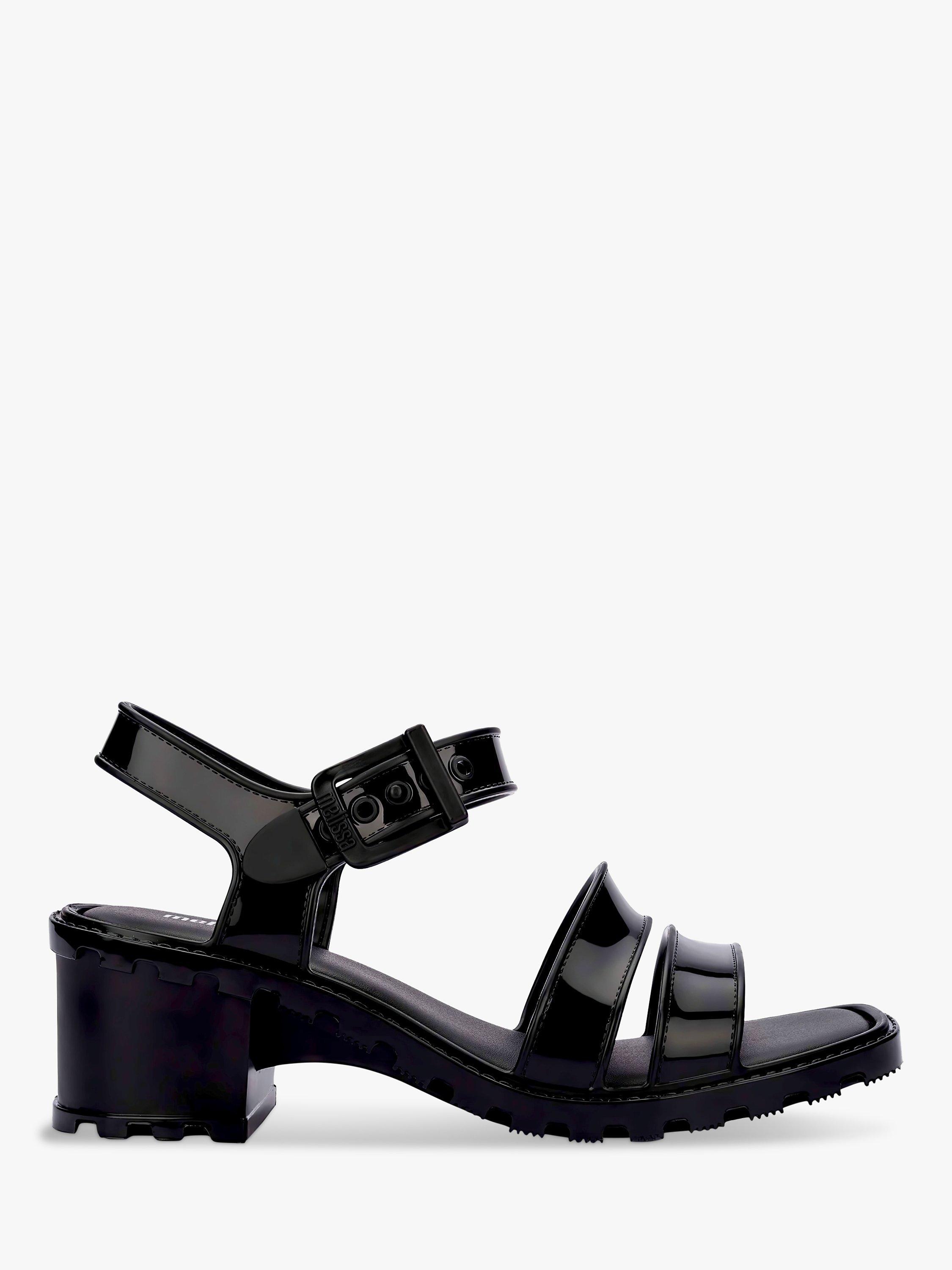 Melissa Iggy Heeled Strappy Sandals, Black