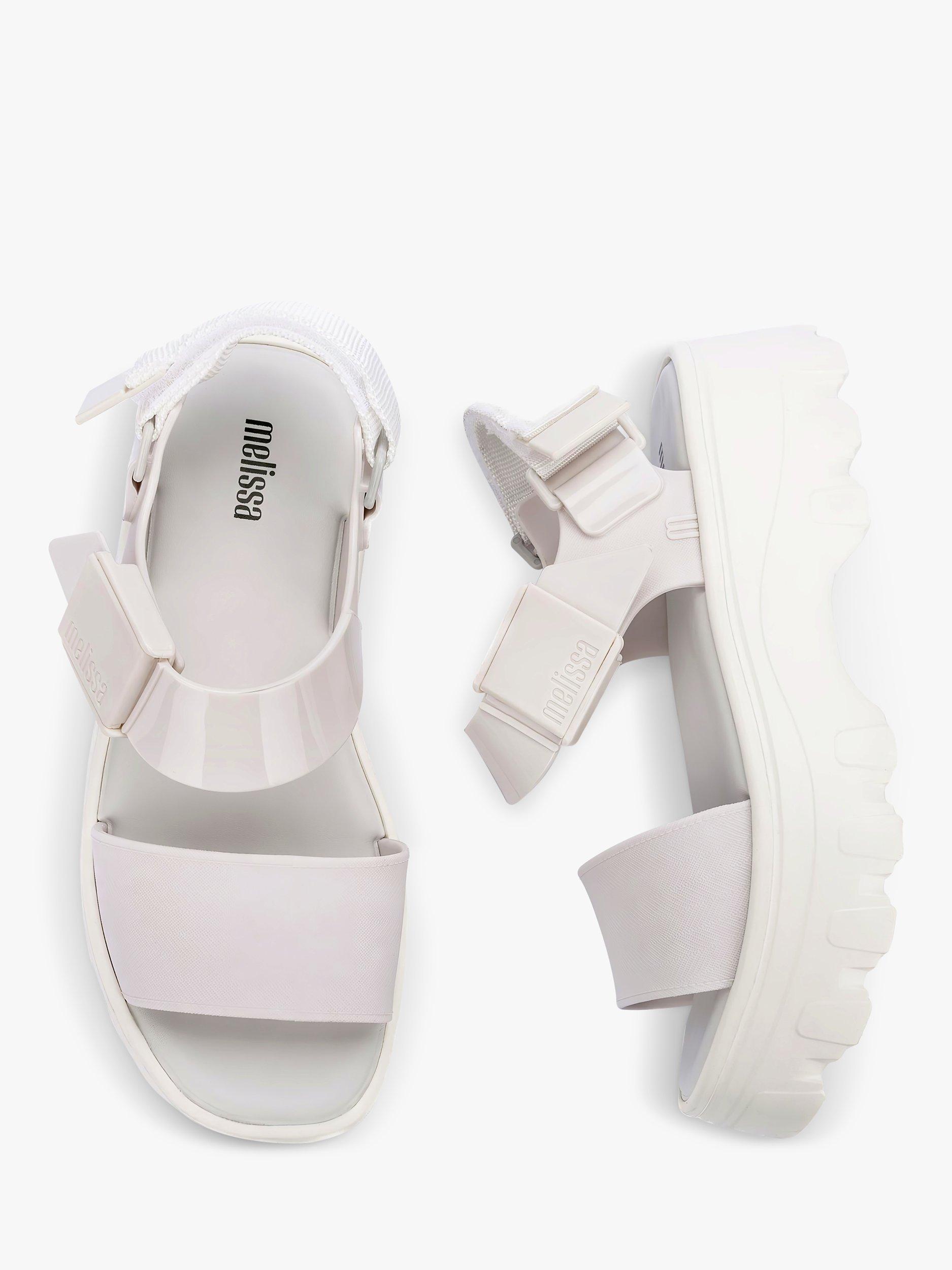 Product image 4 of 4, which shows Melissa Kick Off Sandals, White, 3
