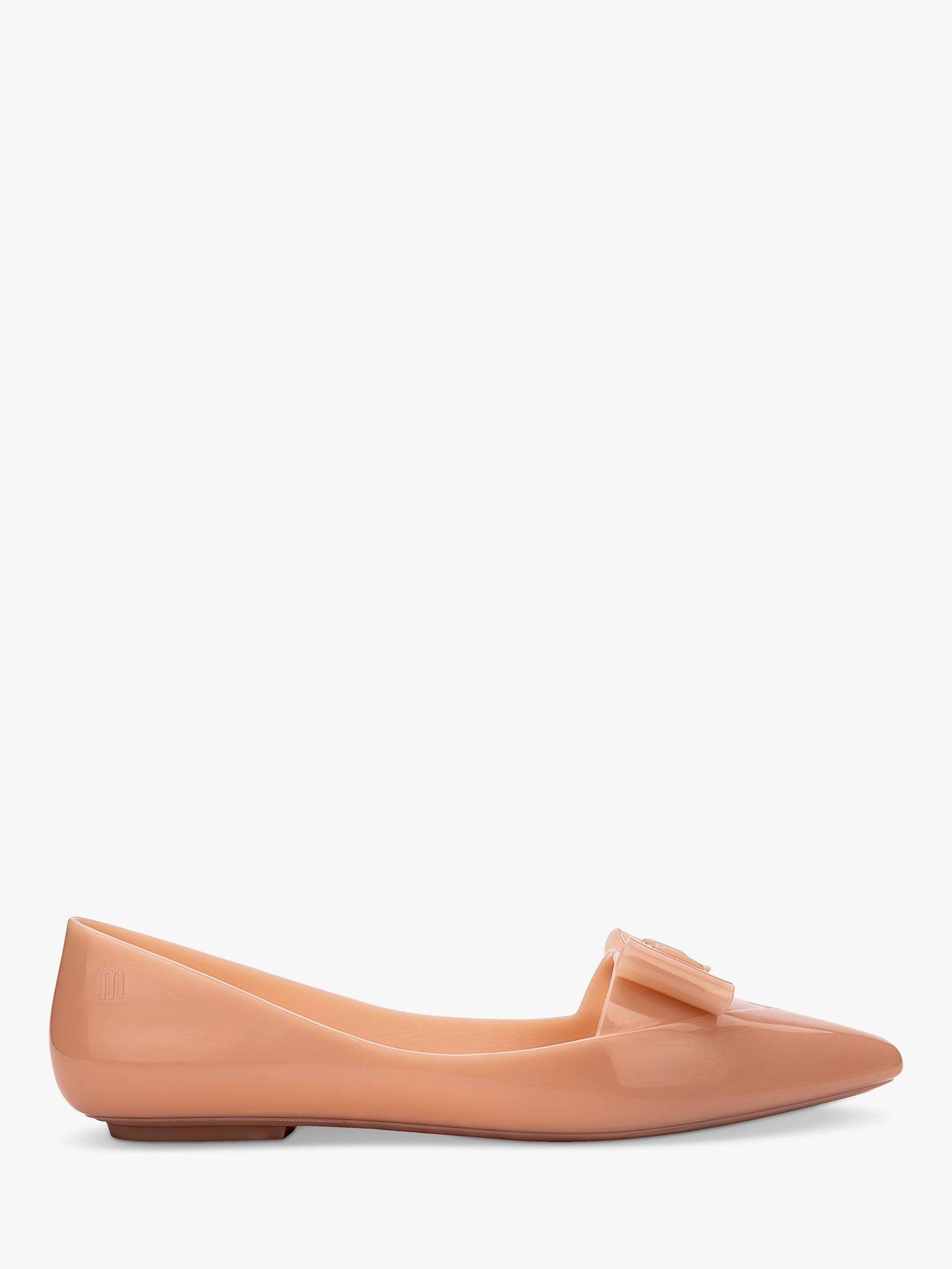 Product image 1 of 5, which shows Melissa Bow Pointed Sandals, Pink, 3