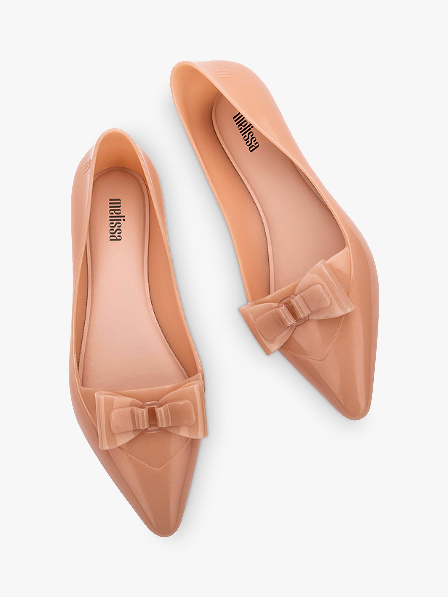 Product image 2 of 5, which shows Melissa Bow Pointed Sandals, Pink, 3