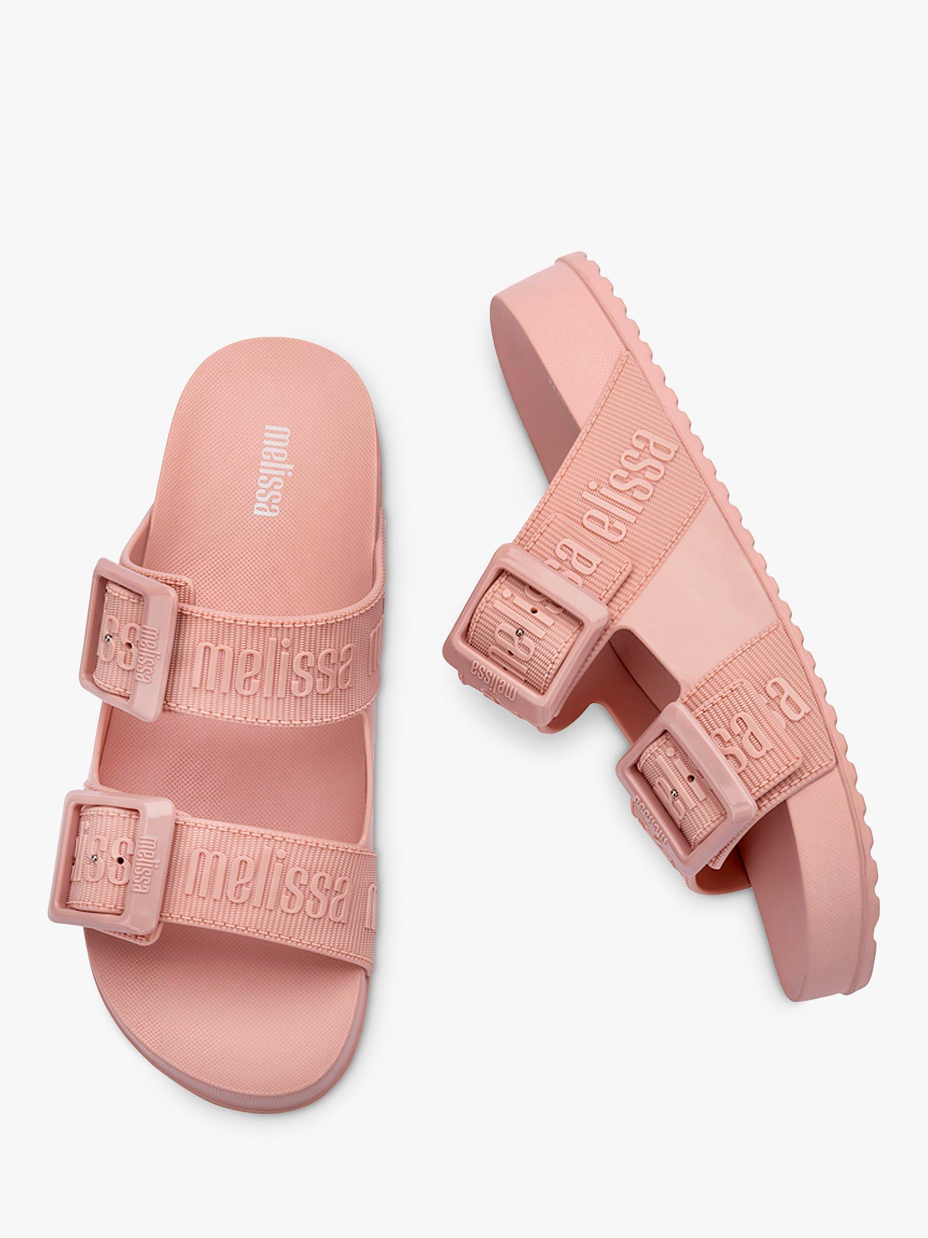 Product image 2 of 5, which shows Melissa Cozy Slide M-Lover Sandals, Pink, 3