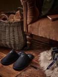 Barbour Everitt Mule Slippers, Navy