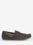 Barbour Porterfield Suede Penny Loafer Slippers, Brown