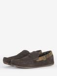 Barbour Porterfield Suede Penny Loafer Slippers, Brown