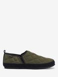 Barbour Hall Quilted Slippers, Olive