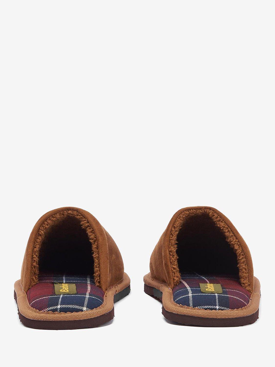 Product image 4 of 6, which shows Barbour Everitt Mule Slippers, Camel, 7