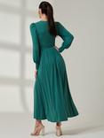 Jolie Moi Soft Jersey Maxi Dress, Peacock Green