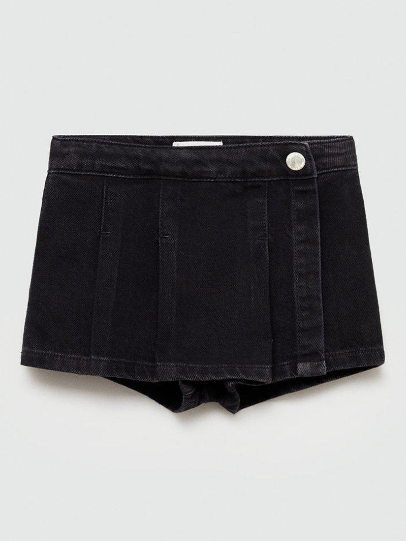 Mango Kids' Denim Skort Style Shorts