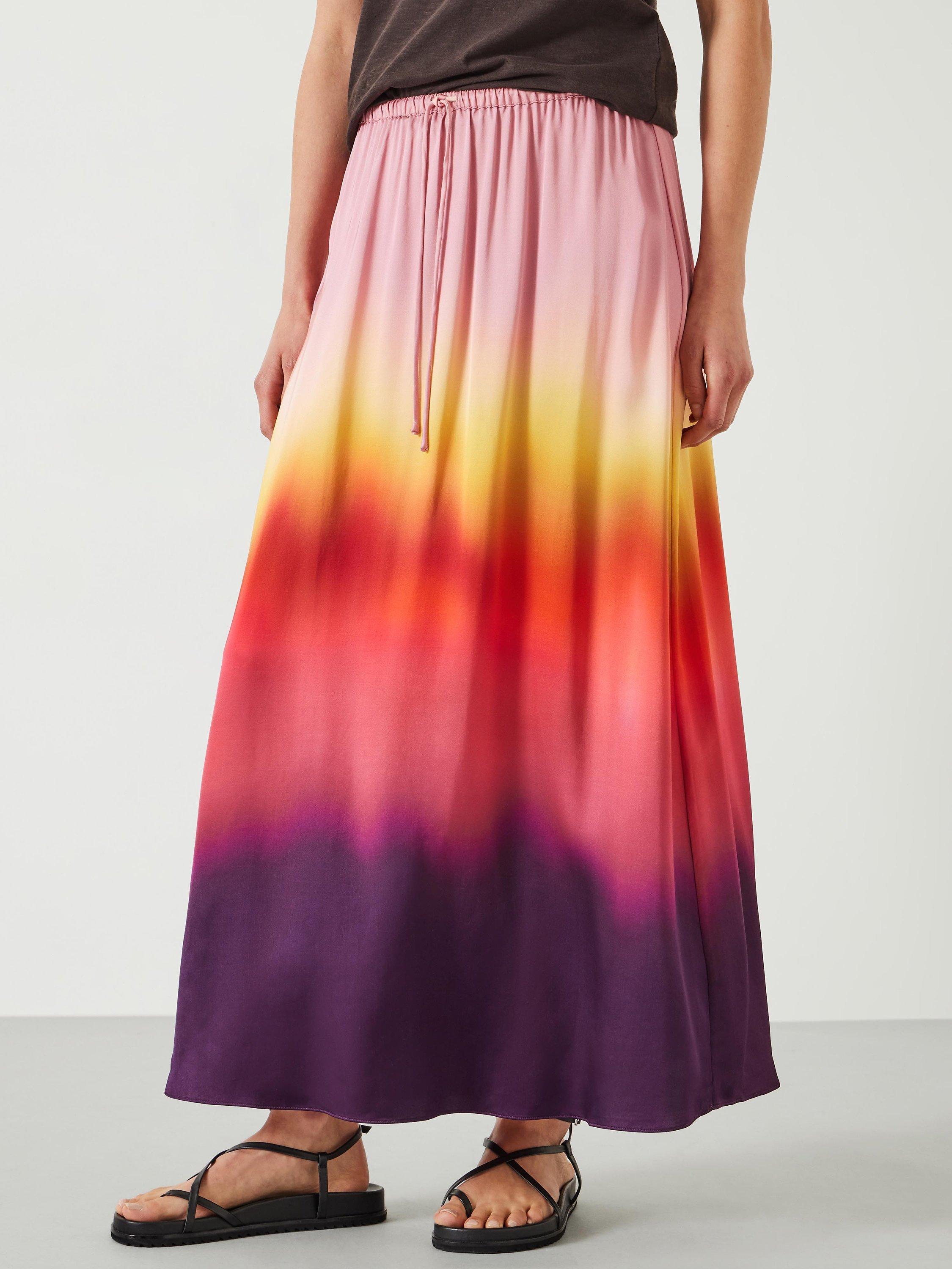 HUSH Avery Ombre Skirt Sunset Multi