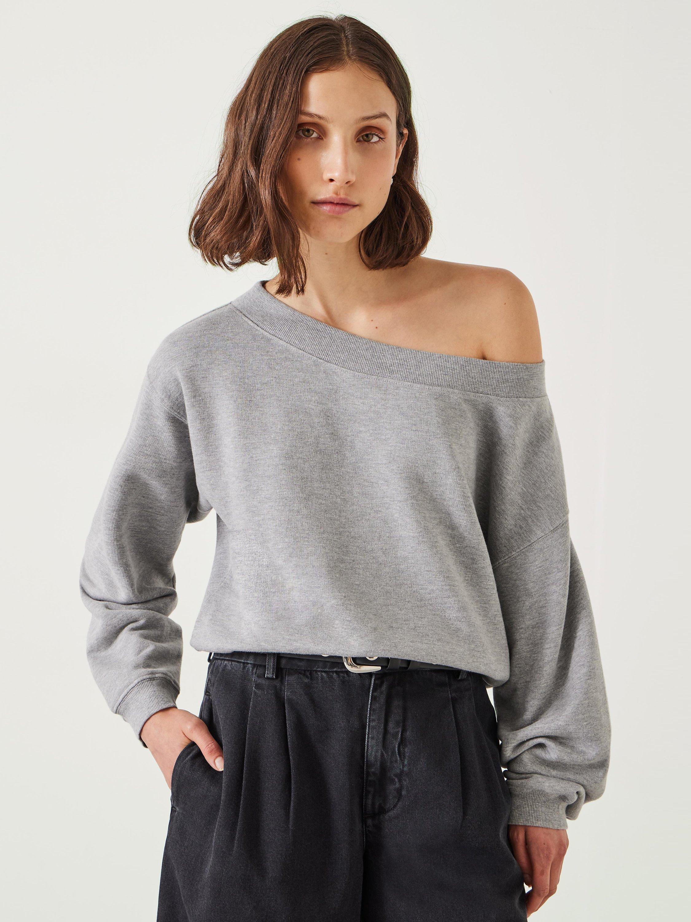 HUSH Carlota Relaxed Fit Sweatshirt Grey Marl