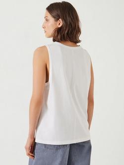 HUSH Carla Relaxed Tank Top - view 2, White