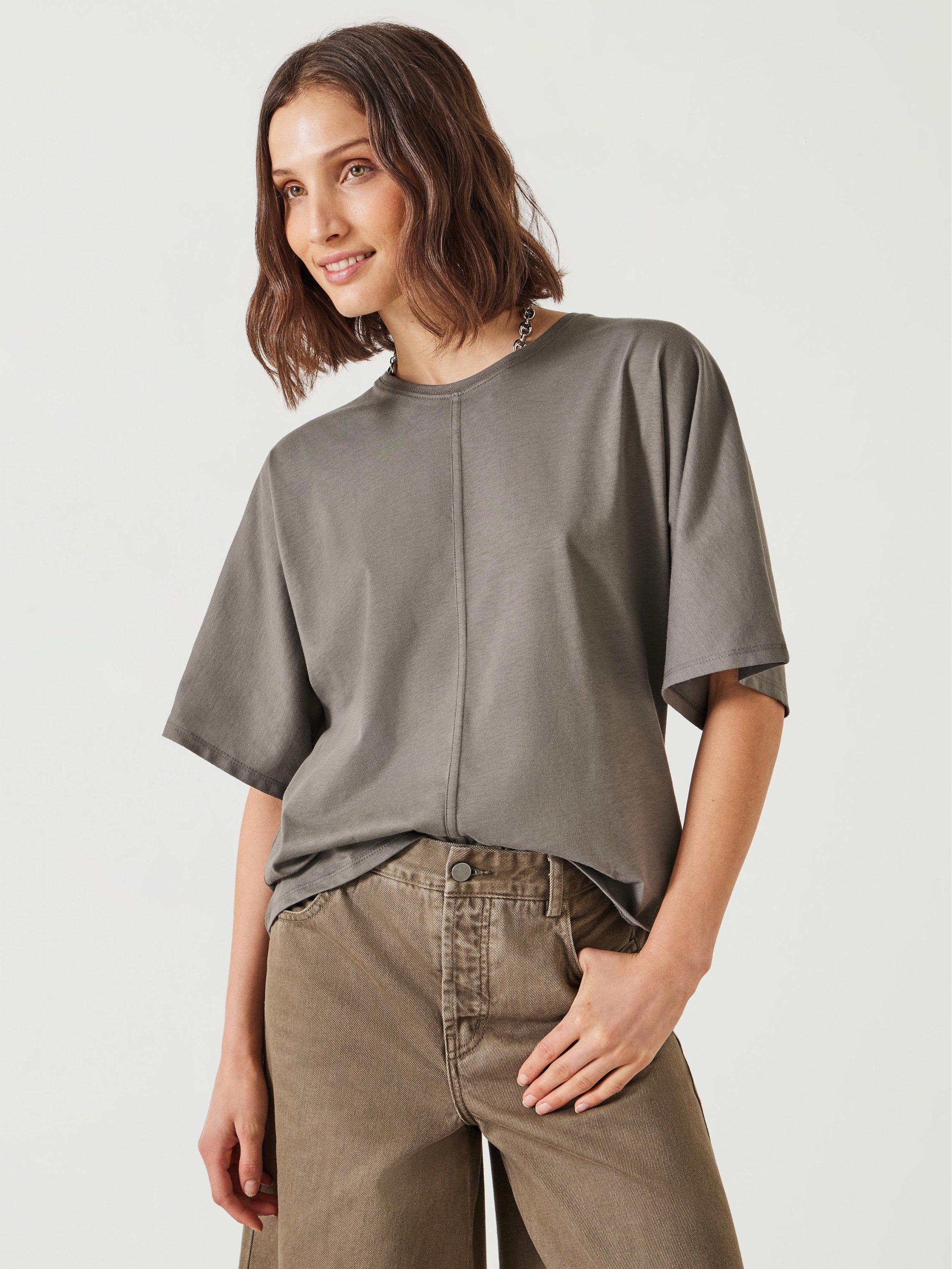 HUSH Tamara Relaxed T-Shirt, Grey
