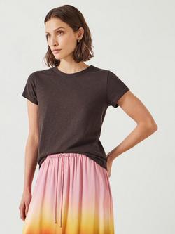 HUSH Slim Fit Crew Neck T-Shirt - view 2, Chocolate